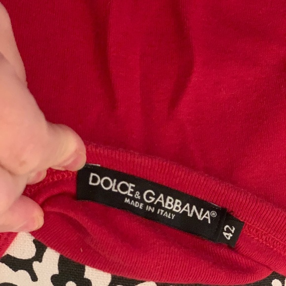 Dolce & Gabbana Red Tank Top - Picture 5 of 7